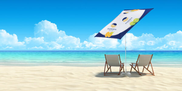 Beach Parasol 1,8 m x 1,8 m – Bild 3